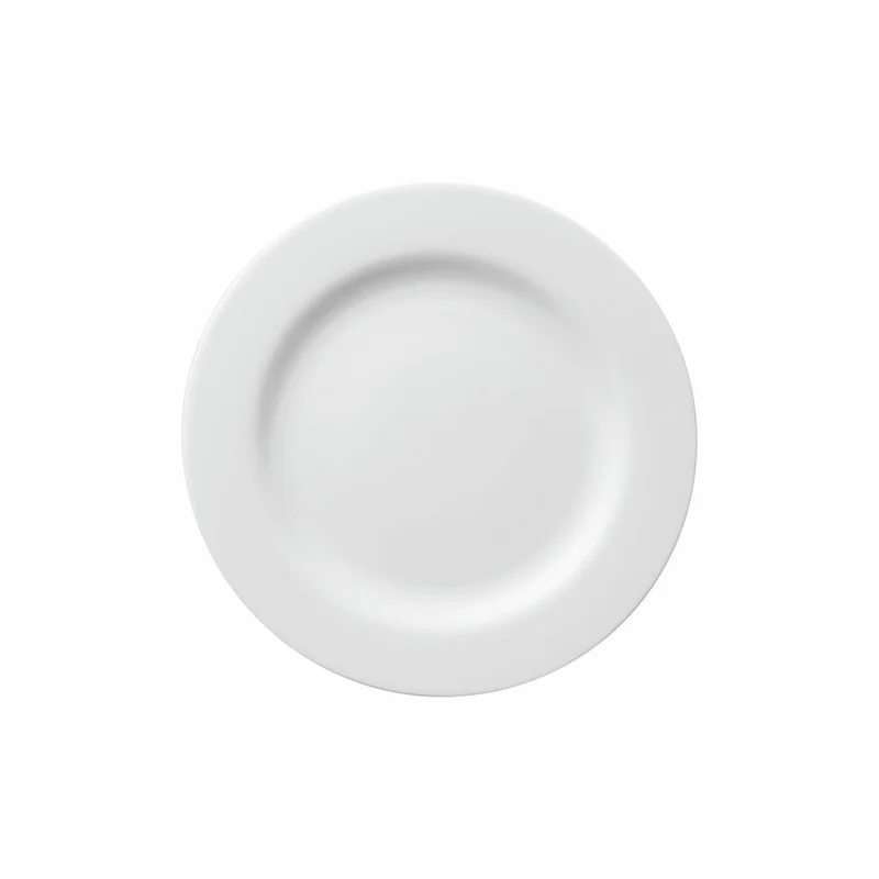 Rosenthal Frühstücksteller Moon mit Fahne, Porzellan, Weiß, 22 cm, 19600-800001-10022