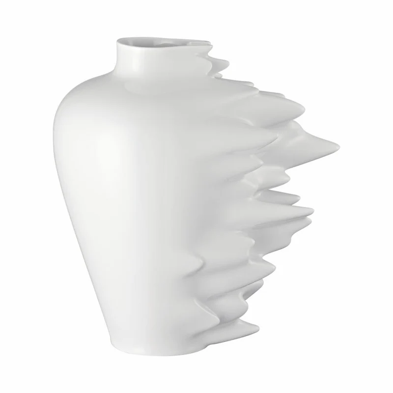 Rosenthal Vase Fast, Dekovase, Porzellan, Weiß, 30 cm, 14271-800001-26030