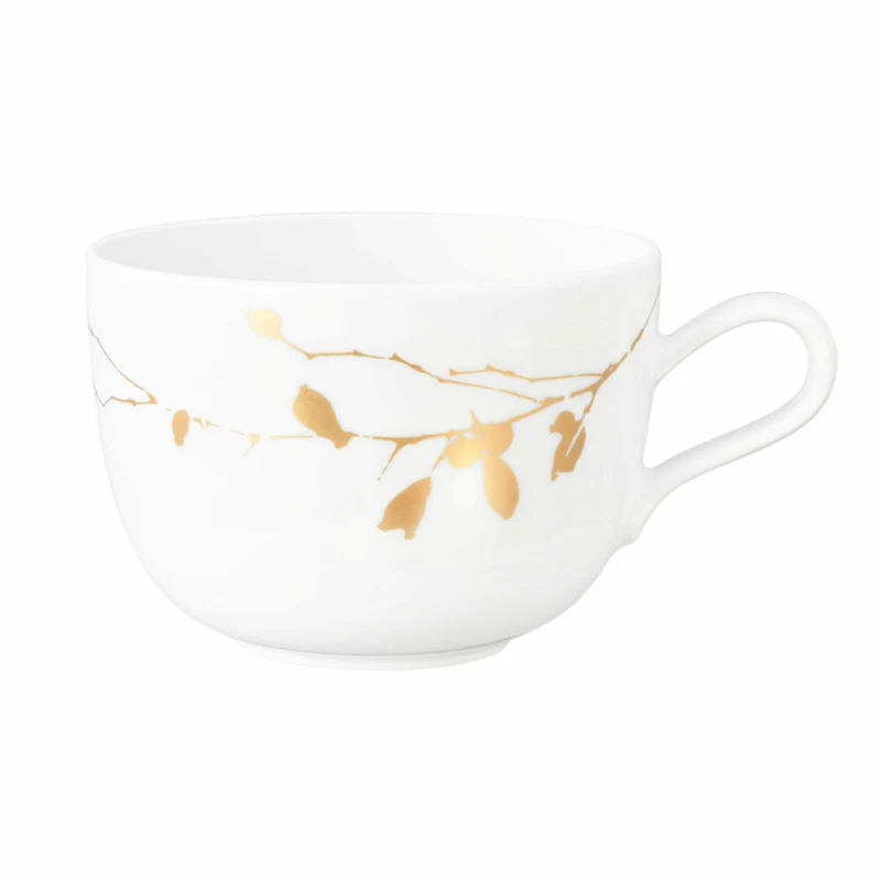 Seltmann Weiden Milchkaffeeobertasse Liberty Golden Rose Hip, Becher, Porzellan, Goldfarben, 380 ml, 001.765550