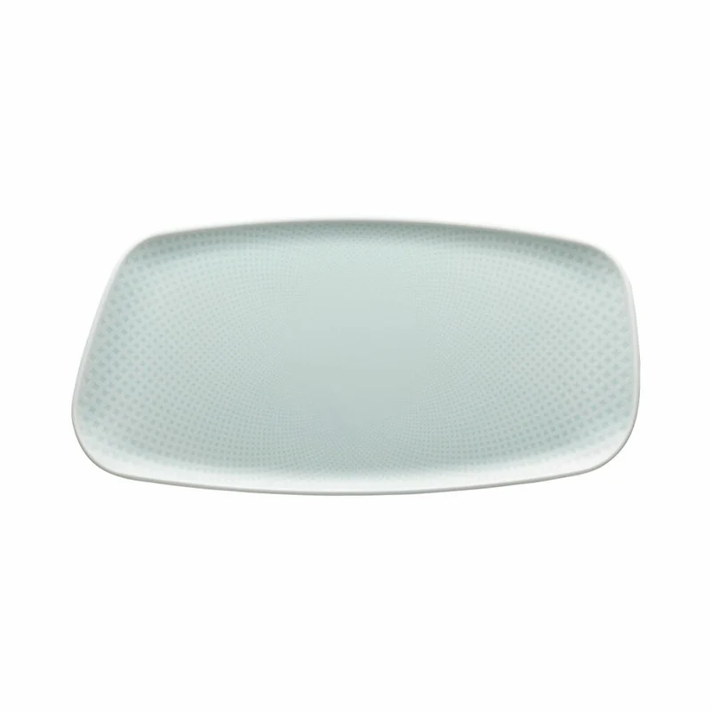 Rosenthal Servierplatte Junto Opal Green, Porzellan, Grün, 30 x 15 cm, 10540-405204-12437