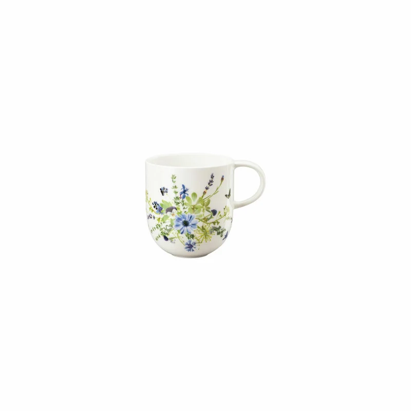 Rosenthal Henkelbecher Brillance - Grand Air Bleue, Bone China, Mehrfarbig, 340 ml, 10530-405113-15505