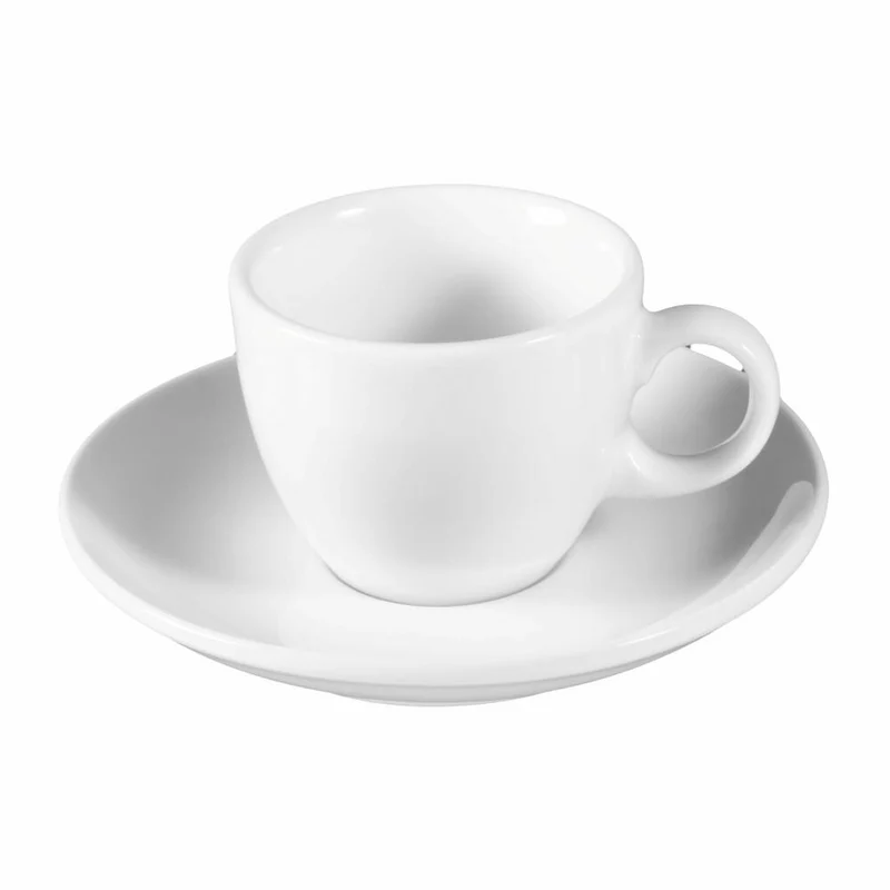 Seltmann Weiden Espressotasse 1132 mit Untertasse VIP. Weiß, Becher, Porzellan, 90 ml, 001.242204