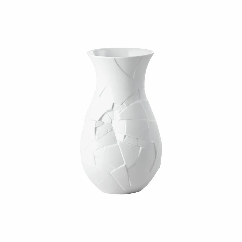 Rosenthal Vase of Phases matt, Dekovase, Porzellan, Weiß, 21 cm, 14255-100102-26021