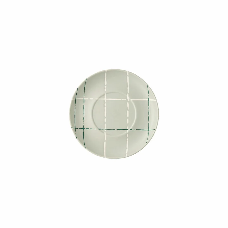 Thomas Kombi-Untertasse Fun Karo Light, Porzellan, Grau, 14.8 cm, 11910-402001-14771