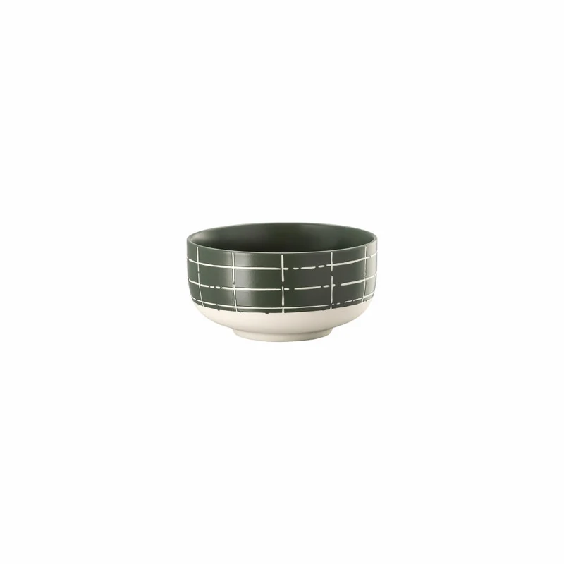 Thomas Müslischale Fun Karo Dark, Porzellan, Grün, 13 cm, 11910-402002-15453