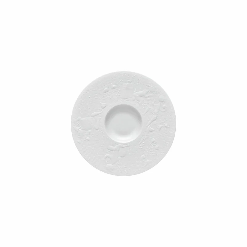Rosenthal Tee-Untertasse Zauberflöte, Porzellan, Weiß, 15.3 cm, 11260-306500-14641