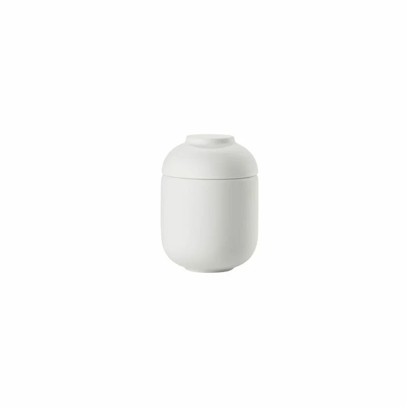 Zone Denmark Aufbewahrungsdose Sensu White, Steinzeug, Weiß, 6.5 x 9 cm, 34949
