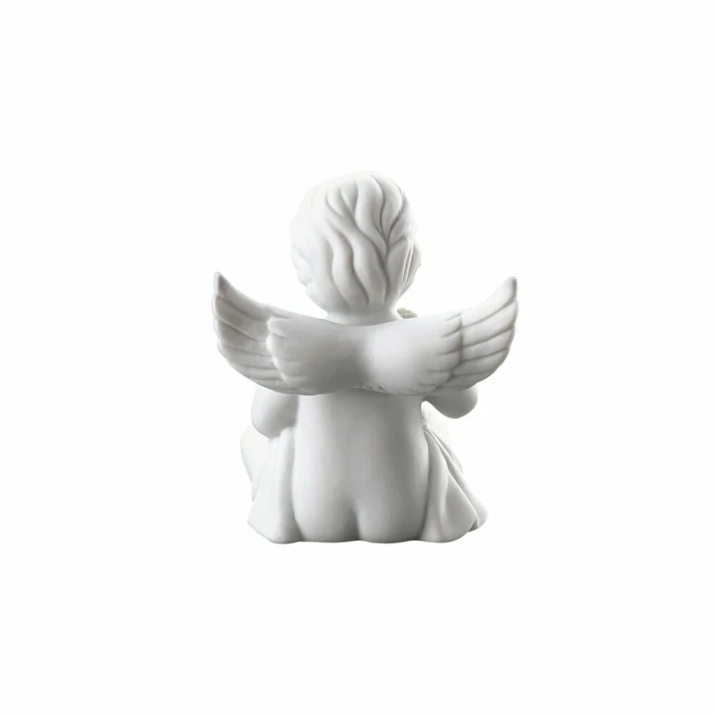 Rosenthal Dekofigur Engel mit Schriftrolle, Porzellan, Weiß, 6.3 cm, 69054-000102-90536