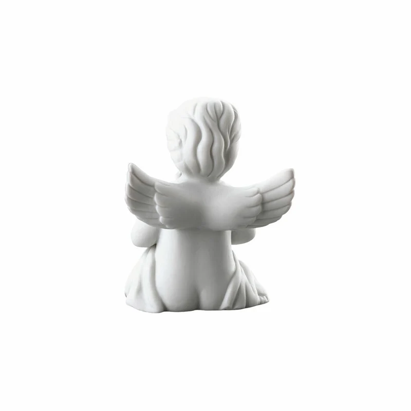 Rosenthal Dekofigur Engel mit Blumentopf, Porzellan, Weiß, 6.2 cm, 69054-000102-90538