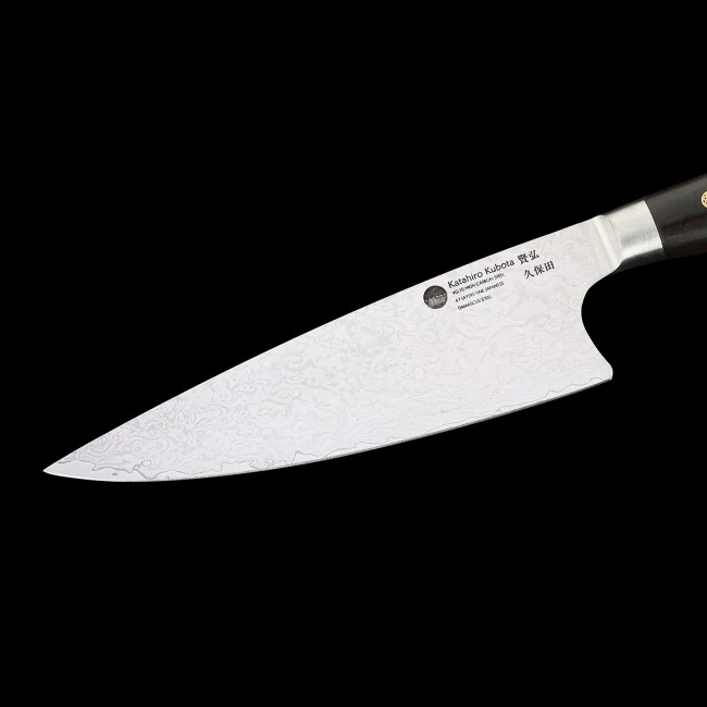 Kochmesser 21cm KATAHIRO KUBOTA Damast Griff Ebenholz