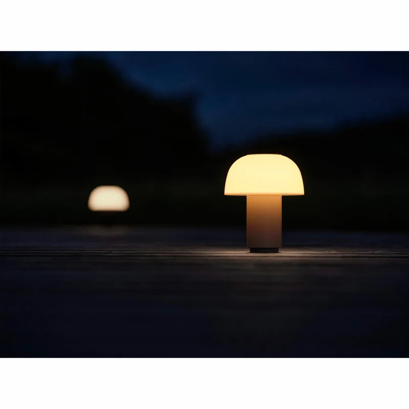 Zone Denmark Lampe Harvest Moon Warm Grey, Aluminium, ABS, Grau, 22 cm, 29959