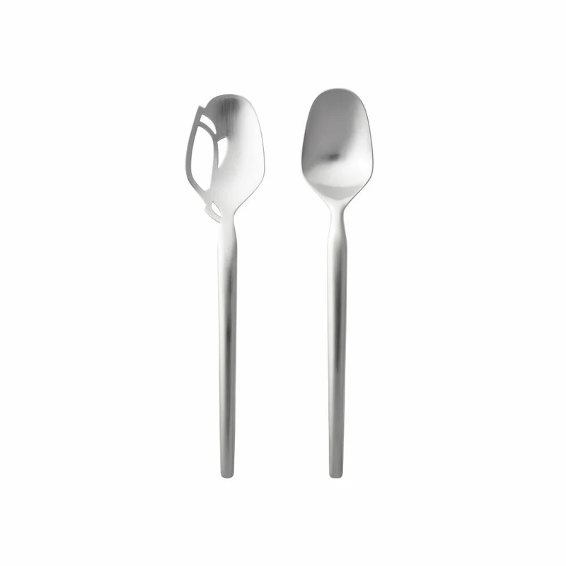 Gense Salatbesteck Dorotea 2-tlg., Salatlöffel, Salatgabel, 18/8 Edelstahl, 27 cm, 20605
