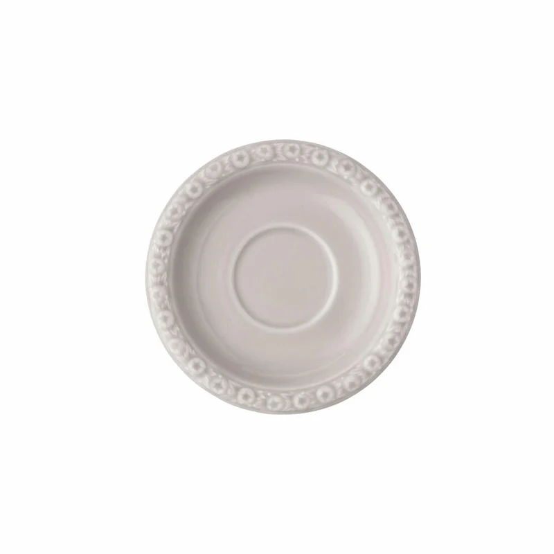 Rosenthal Espresso-Mokka-Untertasse Maria Pale Orchid, Porzellan, Grau, 11.9 cm, 10430-407168-14721
