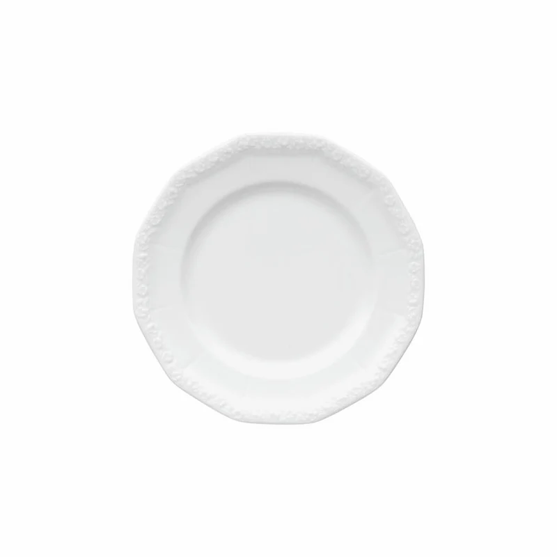 Rosenthal Frühstücksteller Maria, Porzellan, Weiß, 19 cm, 10430-800001-10219