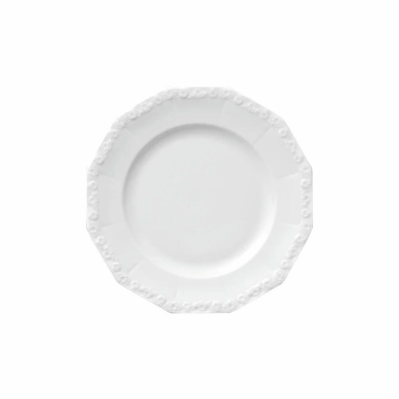 Rosenthal Frühstücksteller Maria, Porzellan, Weiß, 21 cm, 10430-800001-10221