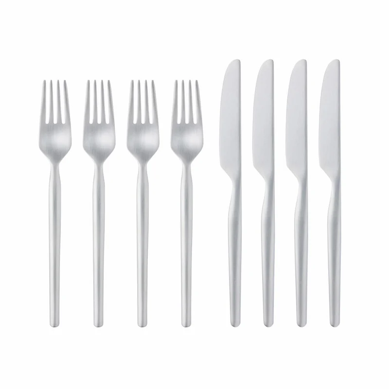 Gense Dessertbesteck-Set Dorotea 8-tlg., Gabeln, Messer, 18/8 Edelstahl, 20610