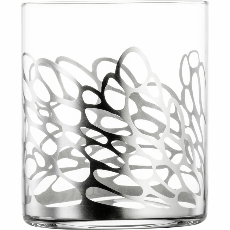 Eisch Becher Net, 2er Set, Wasserglas, Trinkglas, Kristallglas, Silber, 430 ml, 79156991