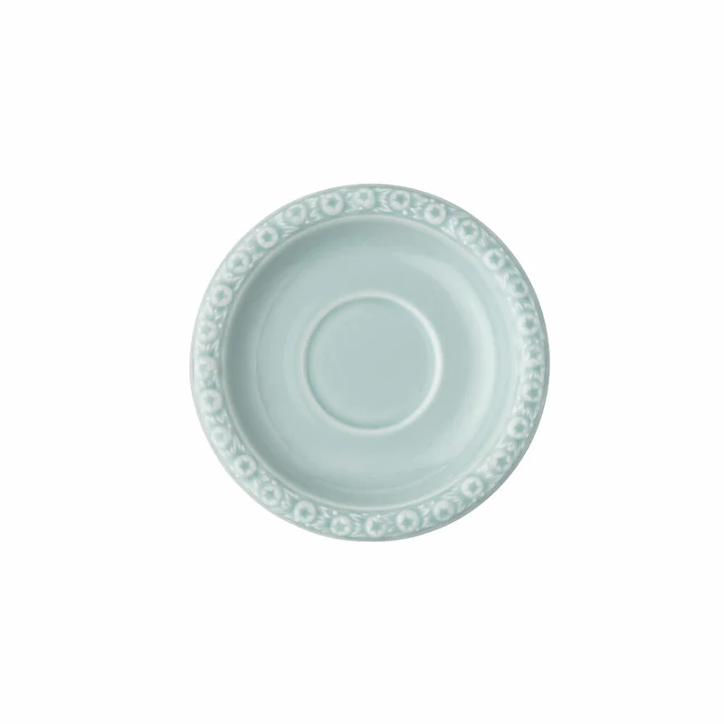 Rosenthal Espresso-Mokka-Untertasse Maria Pale Mint, Porzellan, Grün, 11.9 cm, 10430-407167-14721