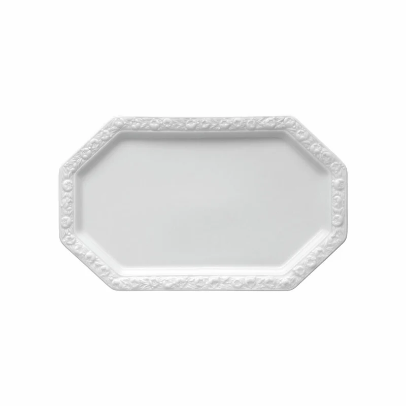 Rosenthal Milch- und Zucker-Tablett Maria, Porzellan, Weiß, 26.7 x 16.3 cm, 10430-800001-12865