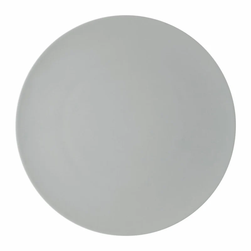 Rosenthal Platzteller TAC Sensual Gentle Grey, Porzellan, Grau, 33 cm, 11280-403272-10263