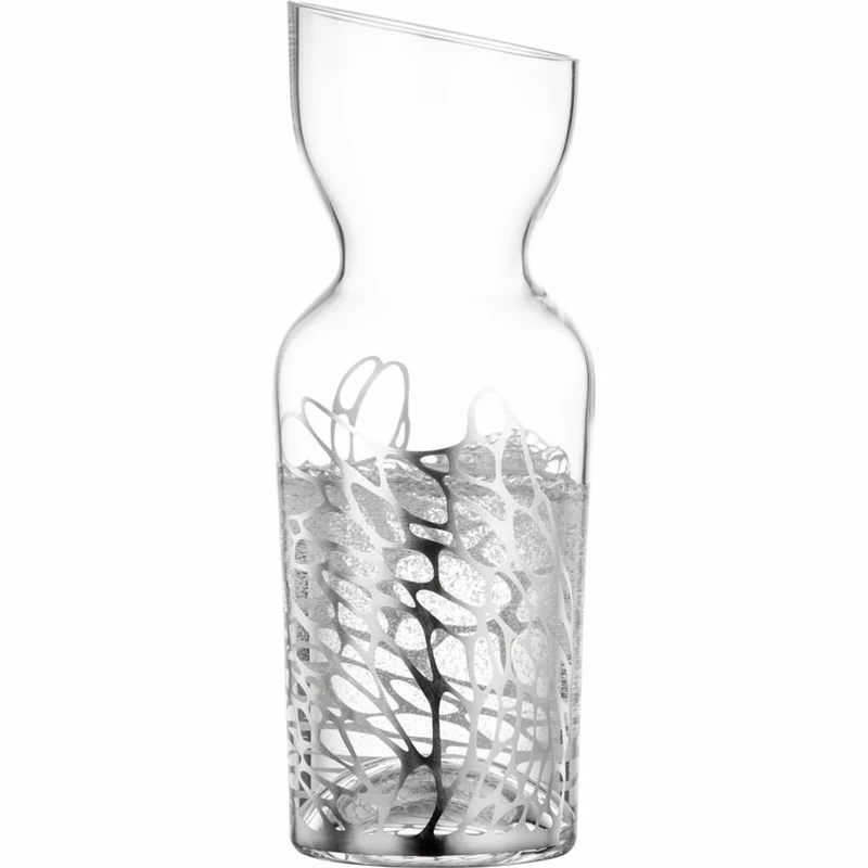 Eisch Karaffe Net, Wasserkaraffe, Weinkaraffe, Kristallglas, Silber, 1 L, 79184310