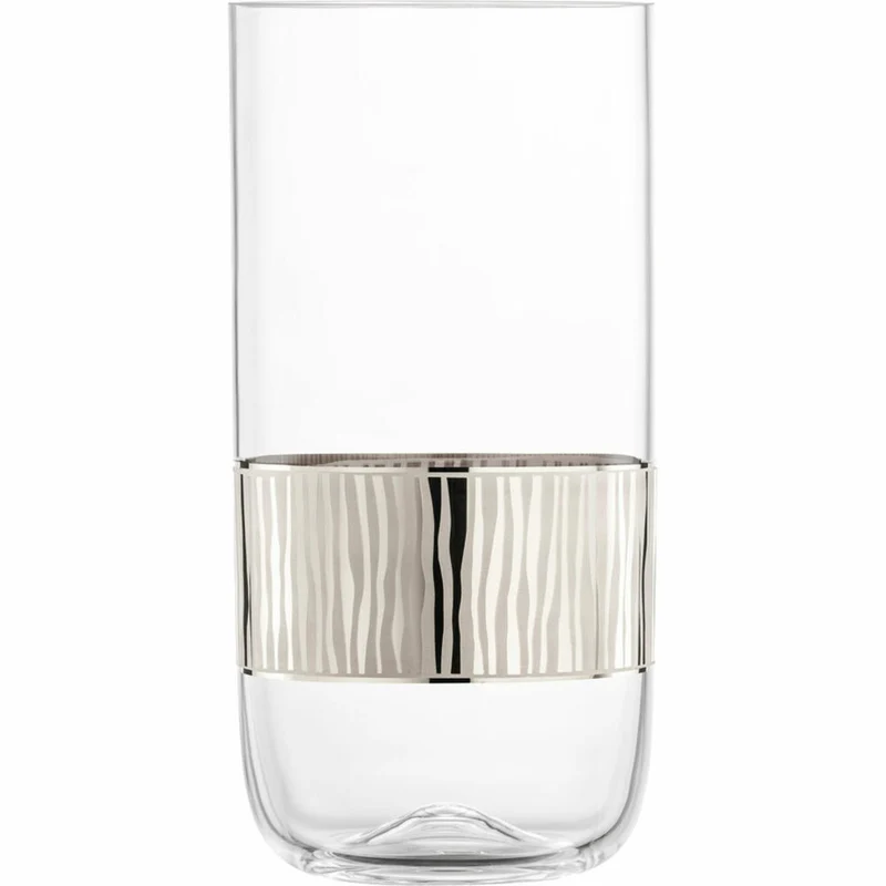 Eisch Vase Elior, Dekovase, Blumenvase, Tischvase, Kristallglas, Platin, H 25 cm, 79248926