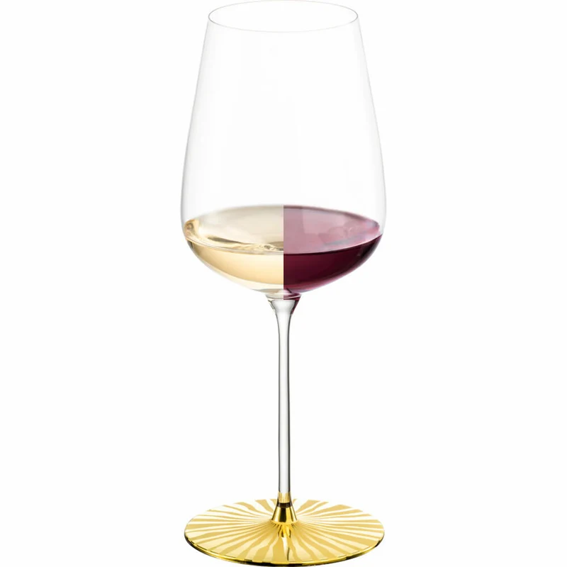 Eisch Allroundgläser Elior Sensisplus, 2er Set, Weinglas, Weißweinglas, Rotweinglas, Kristallglas, Gold, 580 ml, 79254331