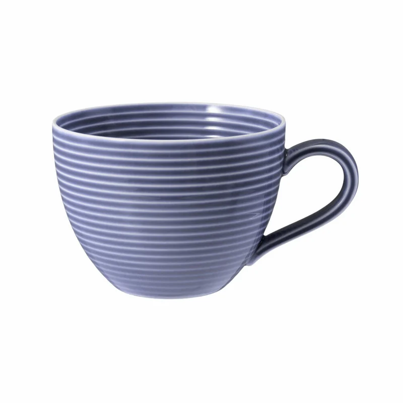 Seltmann Weiden Kaffeeobertasse mit Relief Beat Fliederblau, Becher, Porzellan, 260 ml, 001.773717