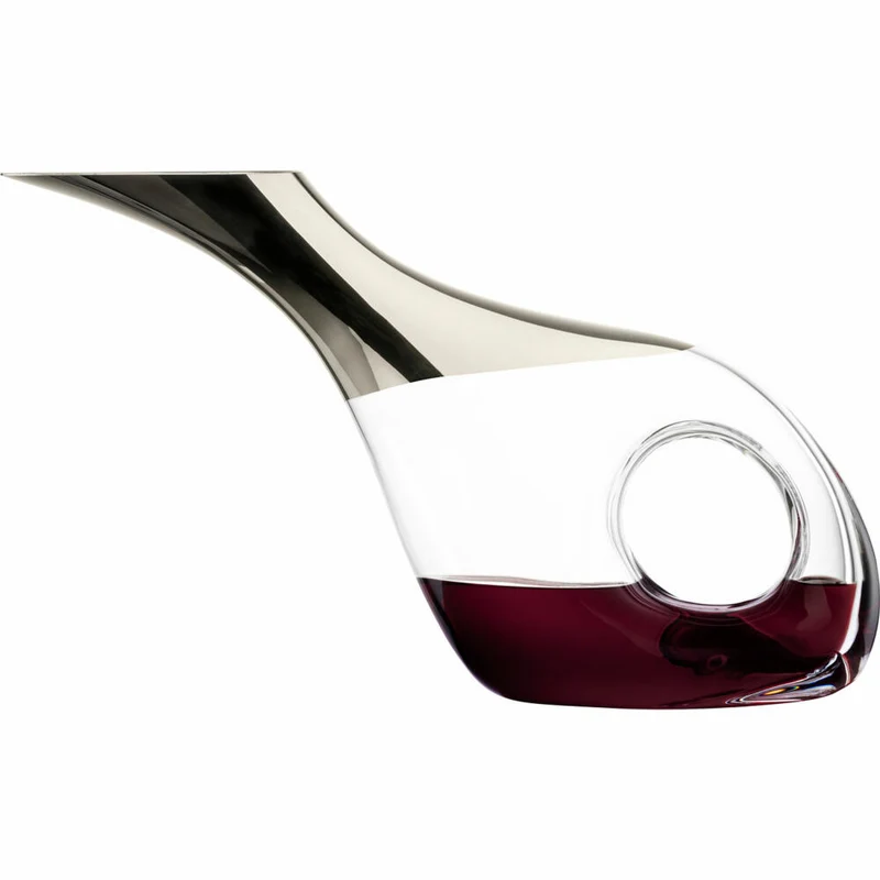 Eisch Dekantierente No Drop, Dekanter, Dekantierkaraffe, Kristallglas, Platin, 750 ml, 30175516