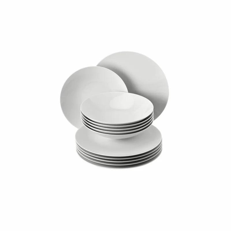 Rosenthal Tafelset TAC Gropius 12-tlg., Porzellan, Weiß, 11280-800001-18339