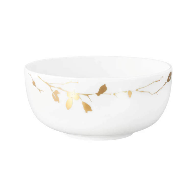 Seltmann Weiden Müslischale Liberty Golden Rose Hip, Schüssel, Porzellan, Goldfarben, 15 cm, 001.765560