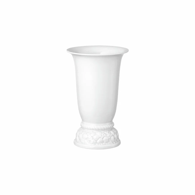 Rosenthal Vase Maria, Dekovase, Porzellan, Weiß, 18 cm, 10430-800001-26018