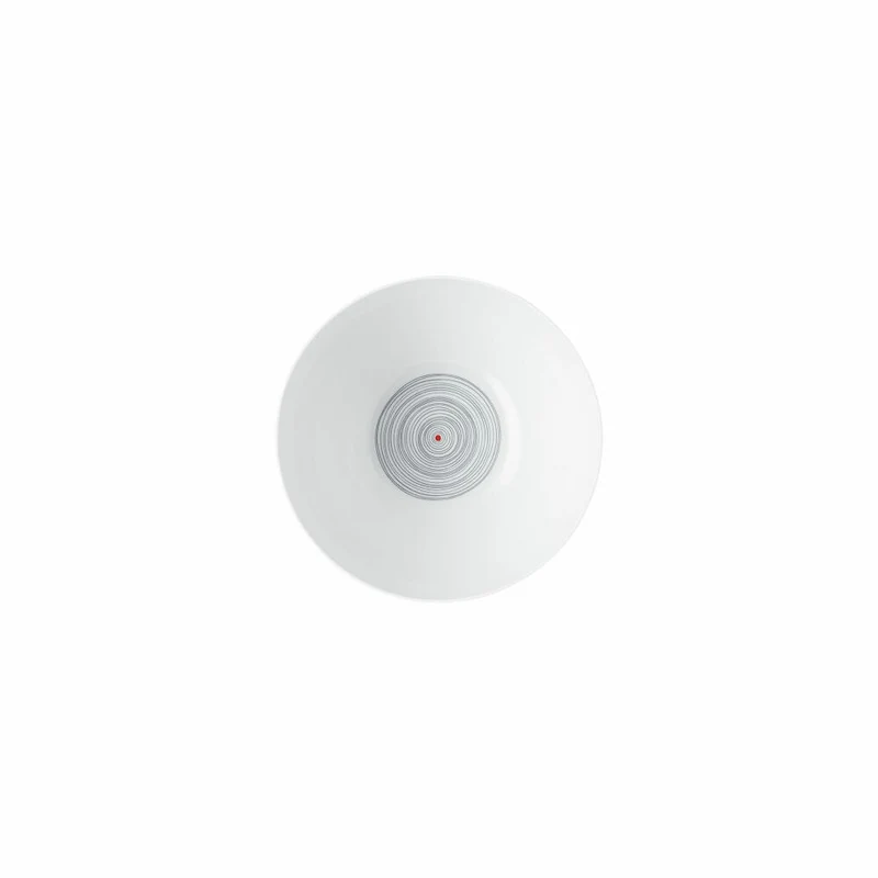 Rosenthal Bowl TAC Gropius Stripes 2.0, Schale, Porzellan, Grau, 14 cm, 11280-403261-10563