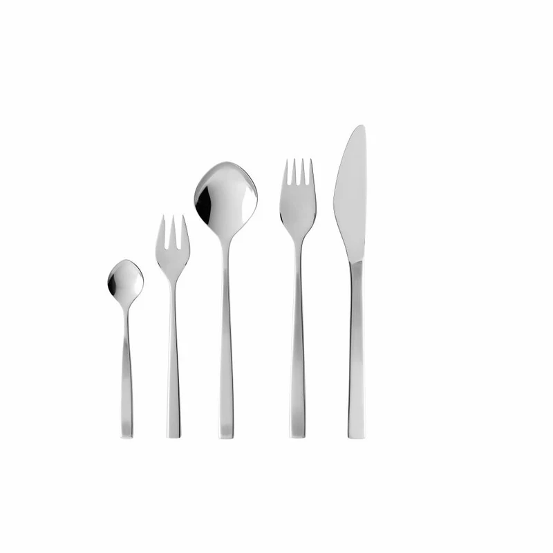 Gense Besteck-Set Fuga 60-tlg., Messer, Gabeln, Löffel, 18/8 Edelstahl, 20664