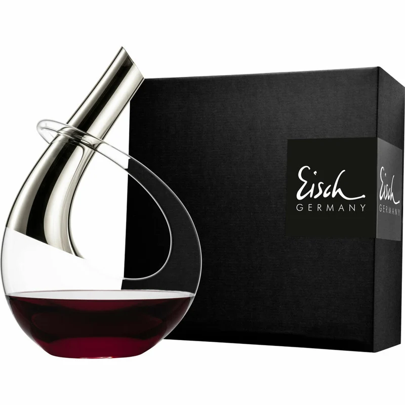 Eisch Dekantierkaraffe No Drop, Dekanter, Karaffe, Kristallglas, Platin, 750 ml, 30179116