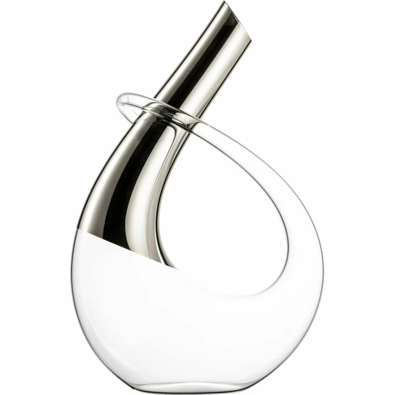 Eisch Dekantierkaraffe No Drop, Dekanter, Karaffe, Kristallglas, Platin, 750 ml, 30179116