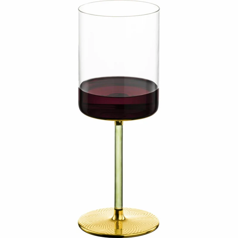 Eisch Rotweingläser Adeline, 2er Set, Rotweinglas, Weinglas, Rotweinglas, Glas, Gold, 440 ml, 15691021