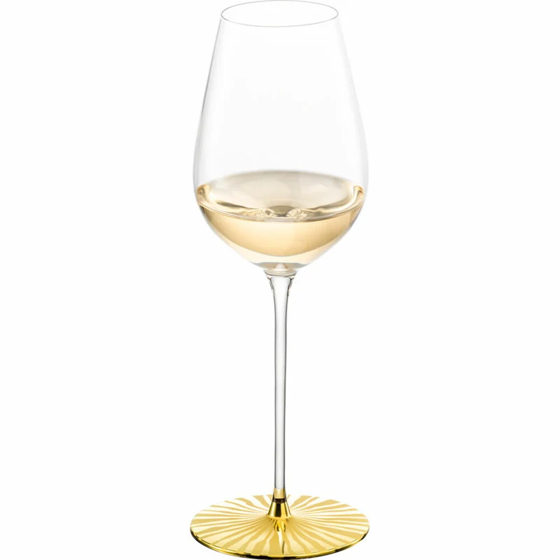 Eisch Allroundgläser Elior Sensisplus, 2er Set, Weinglas, Weißweinglas, Champagner, Kristallglas, Gold, 400 ml, 79254371