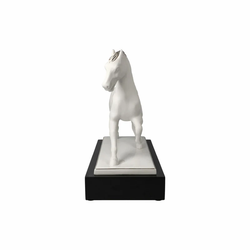 Goebel Deko-Objekt Studio 8 - Gracieux, Biskuit-Porzellan, weiß-platin, 28 cm, 30800071