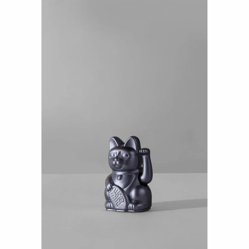 Donkey Products Winkekatze Lucky Cat Mini, Glücksbringer, Kunststoff, Galaxy, 10 cm, 330635