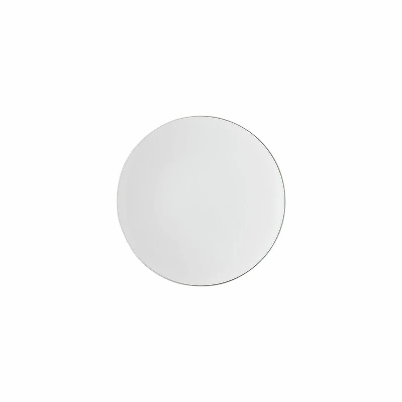 Rosenthal Brotteller TAC Gropius Platin, Porzellan, Weiß-Silber, 16 cm, 11280-403241-10216