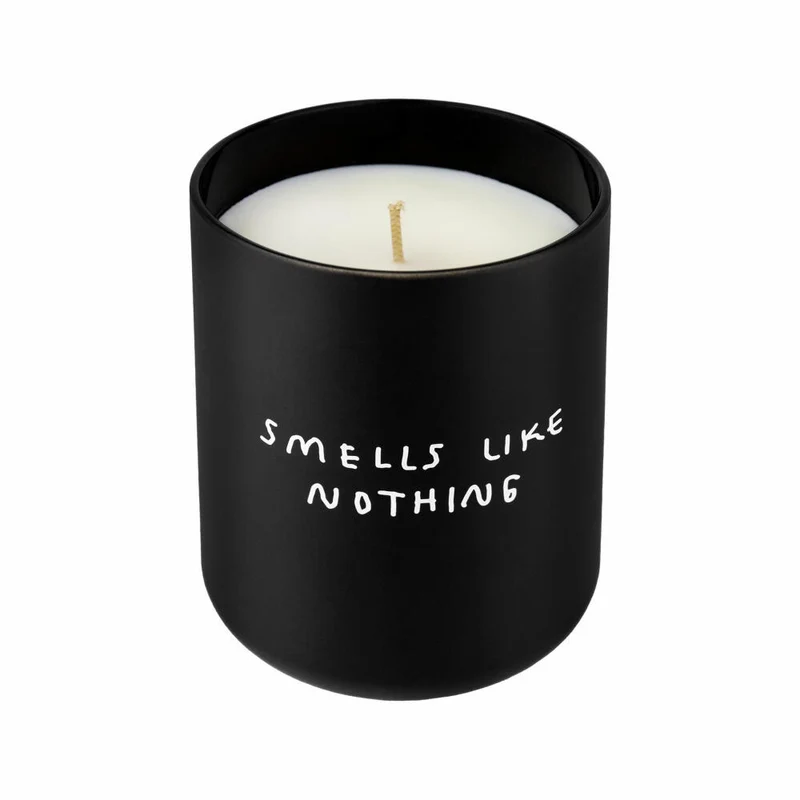 Donkey Products Smells like nothing Kerze, Cozy Collection, Johanna Schwarzer, Anti-Duft-Kerze, Paraffinwachs, 700008