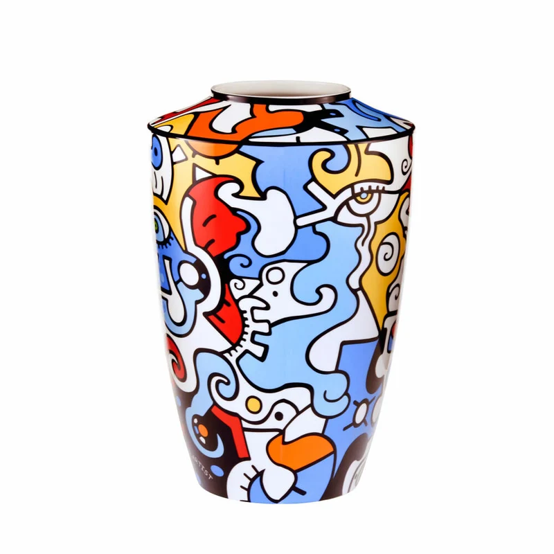 Goebel Vase Billy the Artist -Evolution of love I, Pop Art, Porzellan, Bunt, 42 cm, 67080791