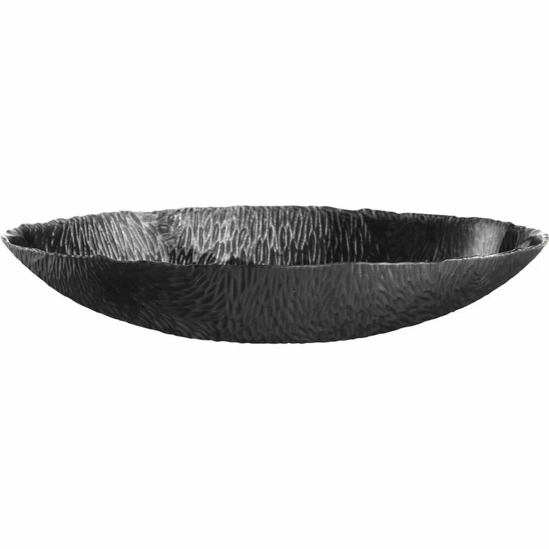 Eisch Schalen Sen Black, 4er Set, Schale, Müslischale, Salatschale, Dekoschale, Glas, Schwarz, Ø 21 cm, 75131622