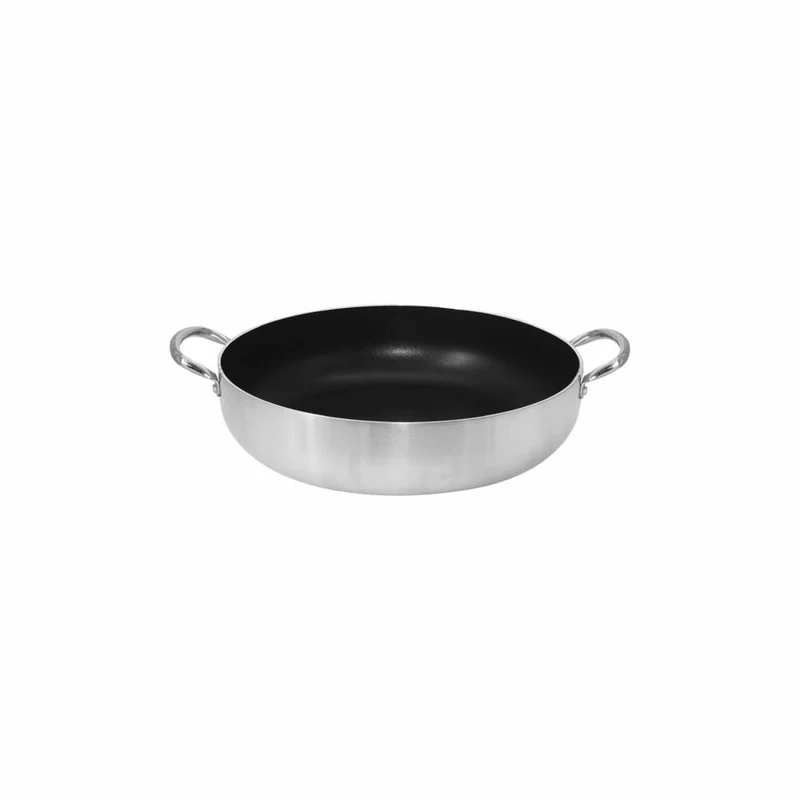 Comas Kasserolle Croscat, beschichtet, Aluminium, Schwarz, Silber, 40 cm, 11615