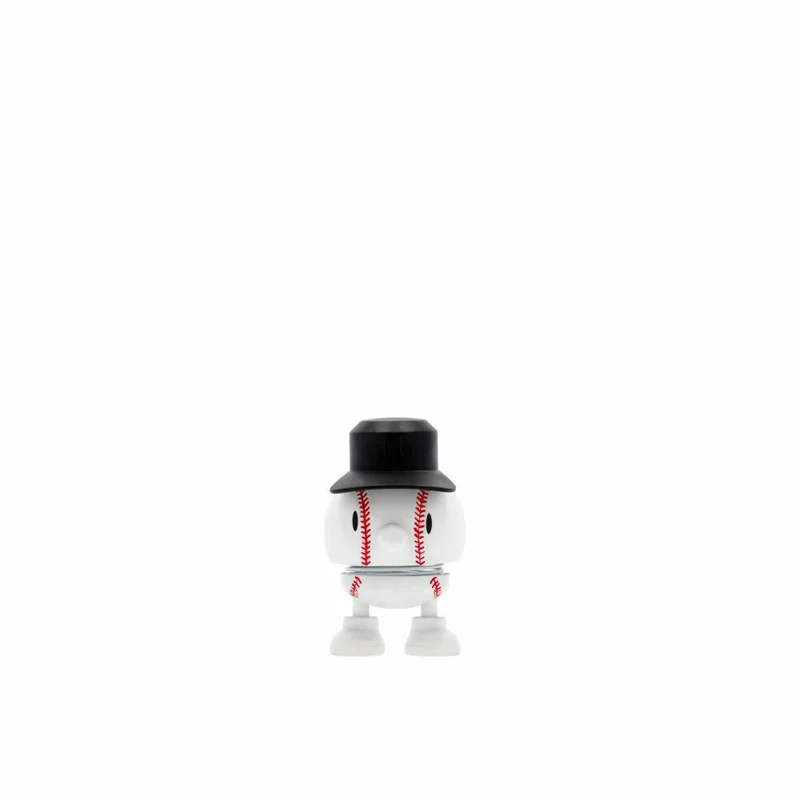 Hoptimist Dekofigur Baseball Bumble S White, ABS-Kunststoff, Stahl, Weiß, 7.6 cm, 35671