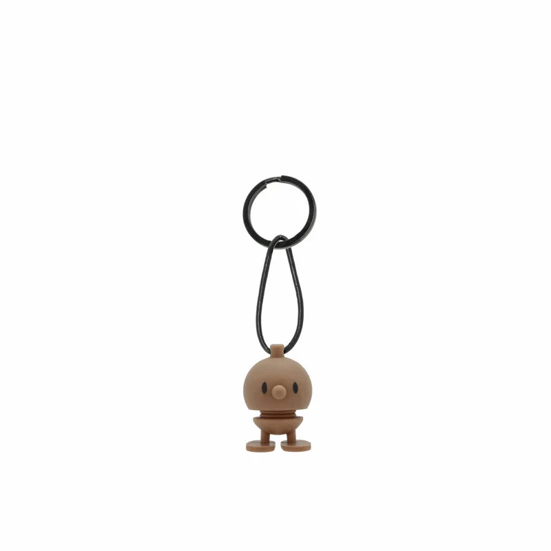 Hoptimist Schlüsselanhänger Bumble Choko, Silikon, Braun, 3 cm, 35825