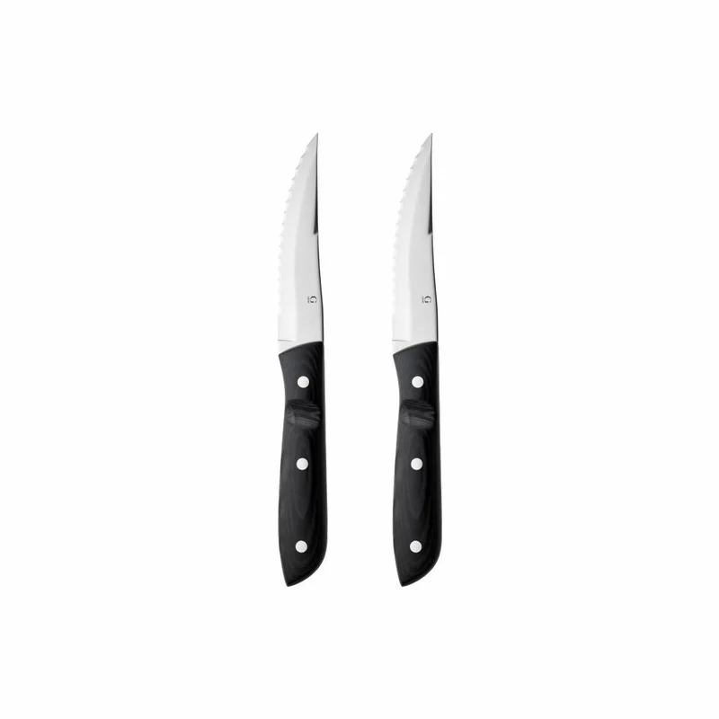 Gense Steakmesser XL Old Farmer Micarta 2er Set, Melamin, 18/8 Edelstahl, 23.5 cm, 20348