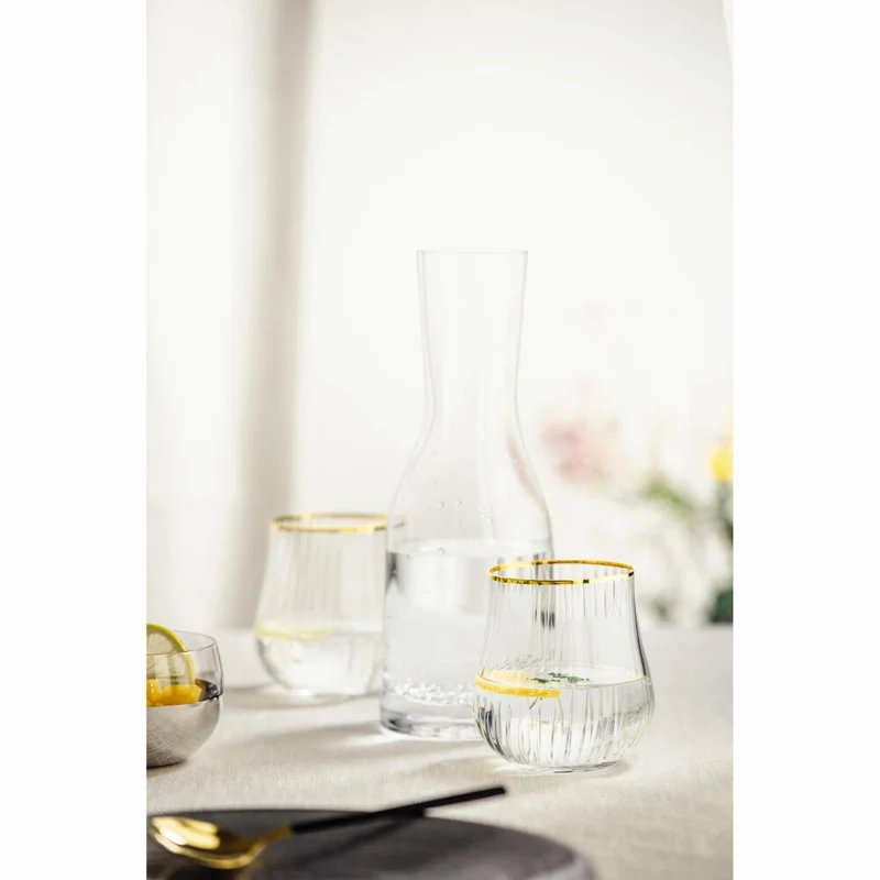 Eisch Karaffe No Drop, mit Korkverschluss, Wasserkaraffe, Kristallglas, 0.85 L, 30184008