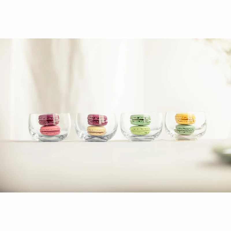 Eisch Dessertschalen 4er Set Dessert, Dessertschale, Dessert Schale, Müslischale, Kristallglas, Ø 9.2 cm, 30031010